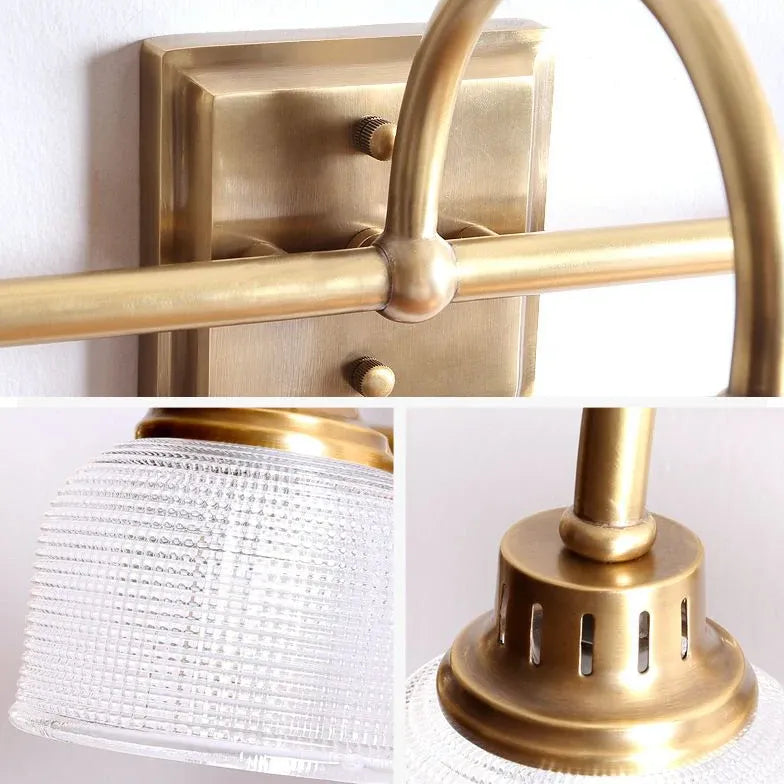 Antique Brass Bathroom Wall Lights