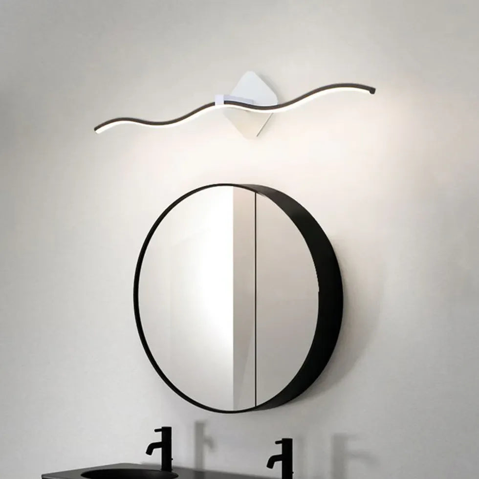 Wave Linear Led Bathroom Mirror Lights