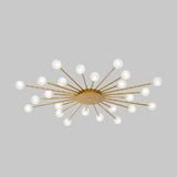 Starburst Design for Living Room Glass Pendant Light