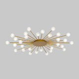 Starburst Design for Living Room Glass Pendant Light