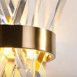 Geometric Crystal Gold Wall Lights