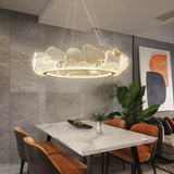 Delicate Petals Gold LED Pendant Light