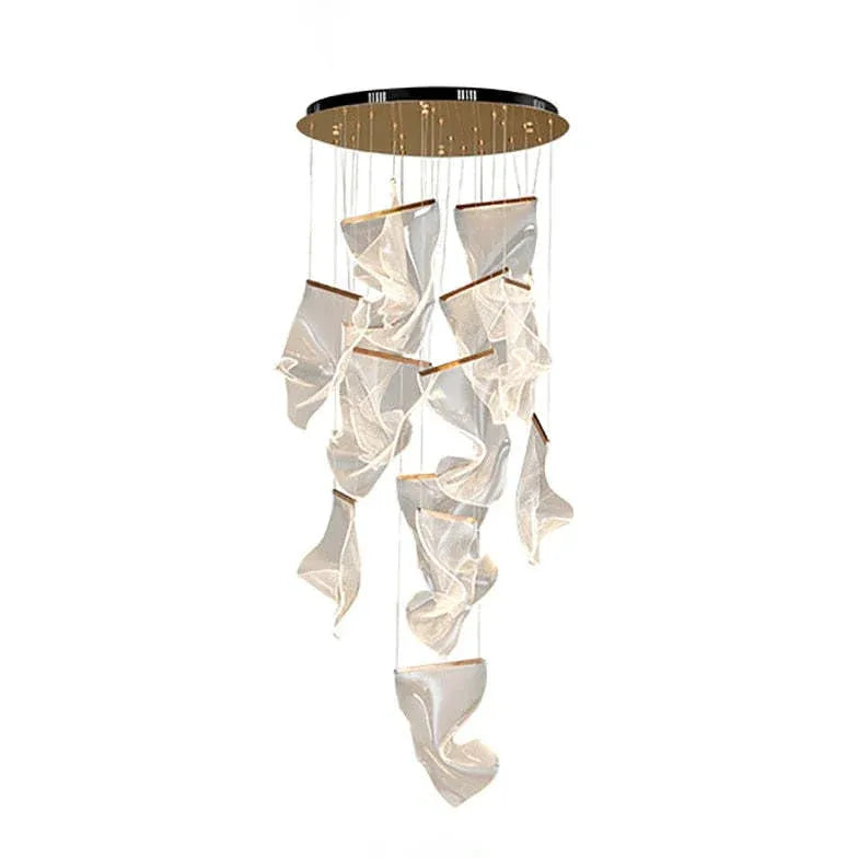 Flow Irregular Gold for Dining Room Chandelier