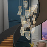 Flow Irregular Gold for Dining Room Chandelier