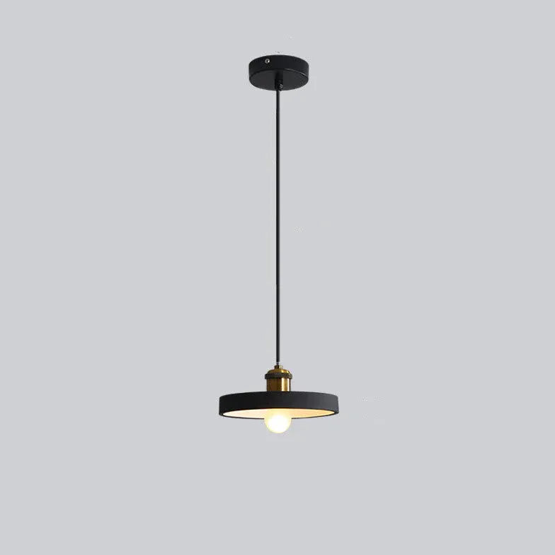 Black Round Cake Dining Room Pendant Light