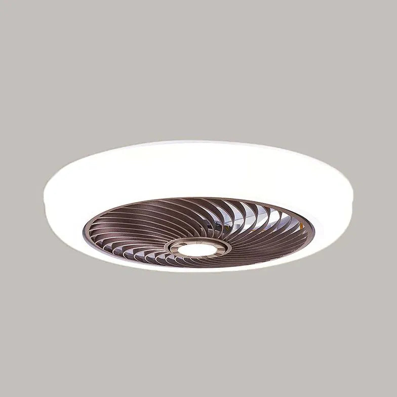 Invisible Spiral Bedroom Ceiling Fan with Light