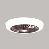 Invisible Spiral Bedroom Ceiling Fan with Light