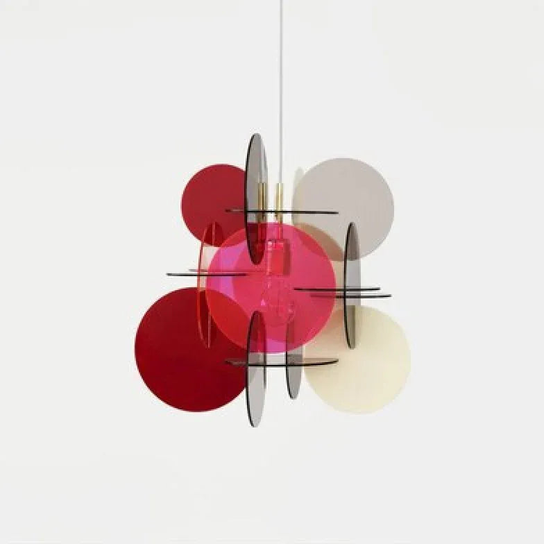 Circular Abstract Dining Room Pendant Light