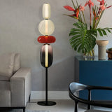 Multilayer Spherical Color Block Floor Lamp