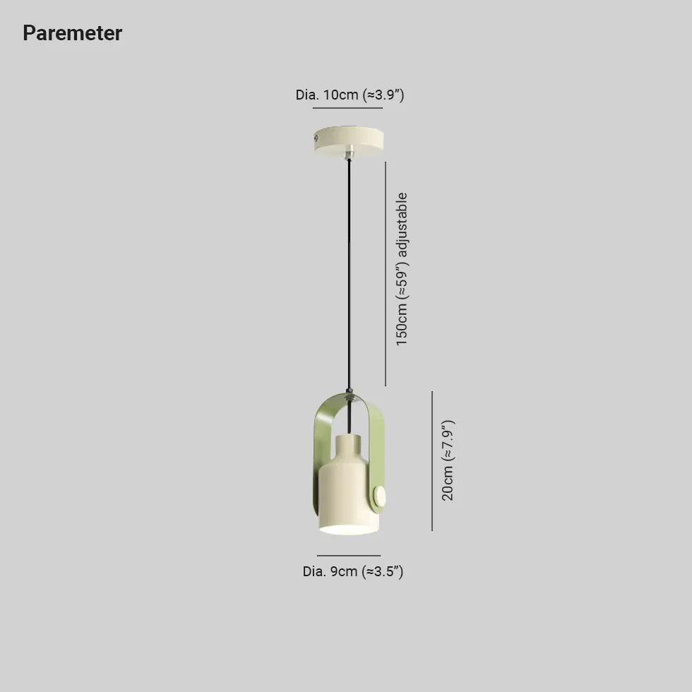 Hanging Handle Modern LED Pendant Light