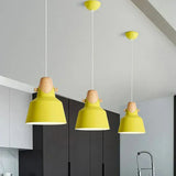 Yellow Bell Jar Kitchen Modern Pendant Light