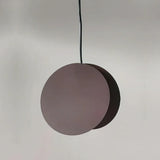 Glossy Disc Dining Room Modern Pendant Light