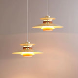 Khaki UFO Dining Room White Pendant Light