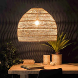 Bamboo Weaving Dining Rattan Pendant Light