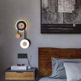 Geometry Modern Black Bedroom Wall Lights