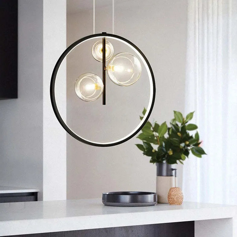 Nordic Glass Bubble LED Modern Pendant Light