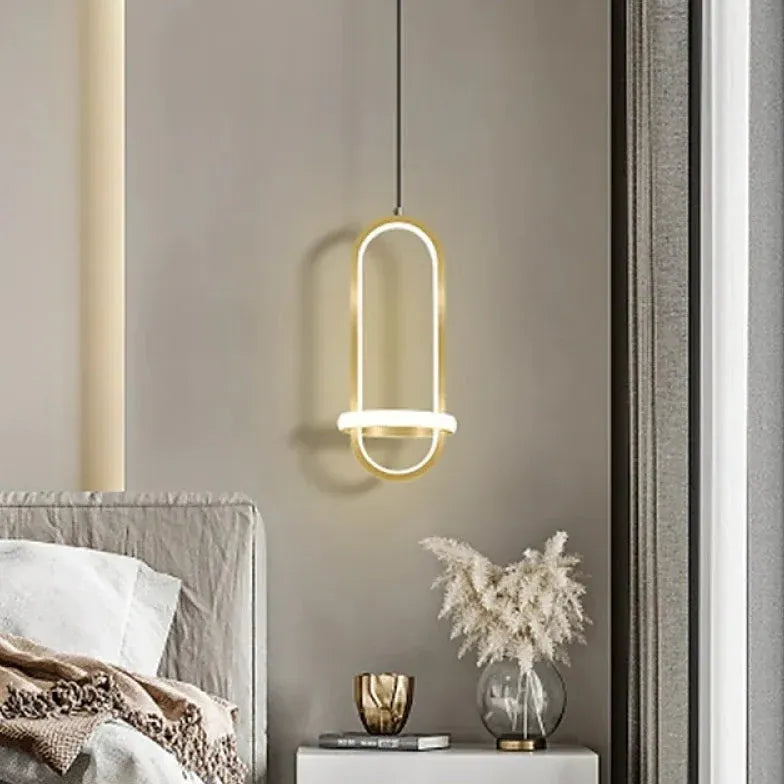 Oval Ring Bathroom Modern Pendant Light