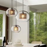 Bubble Art Glass Dining Room Pendant Light