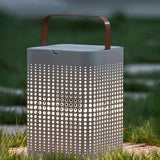 Perforated Lantern Handle Outdoor Floor lamps