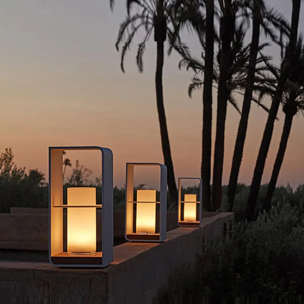 Rectangular Candle Led Outdoor Floor lamps