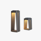 Rectangle Black Led Outdoor Floor lamps