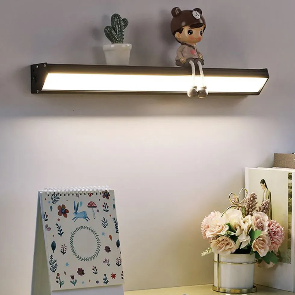 Linear LED Black Reading Light