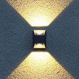 Anthracite Rectangular Outdoor Up and Down Wall Lights