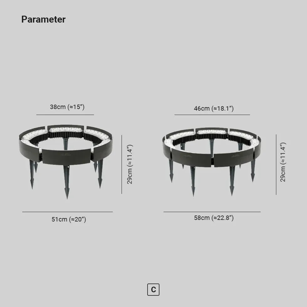 Ring Ground Spotlight Outdoor Lights