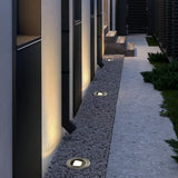 Round Recessed Step Outdoor Lights