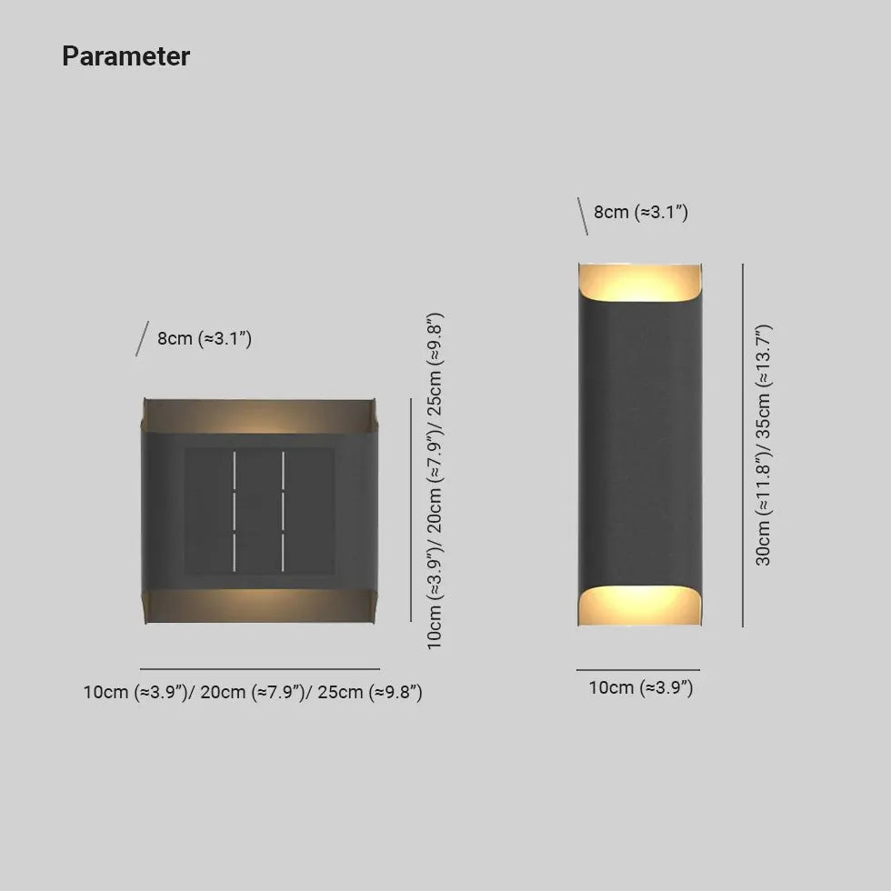 Wall Solar Garden Lights Led