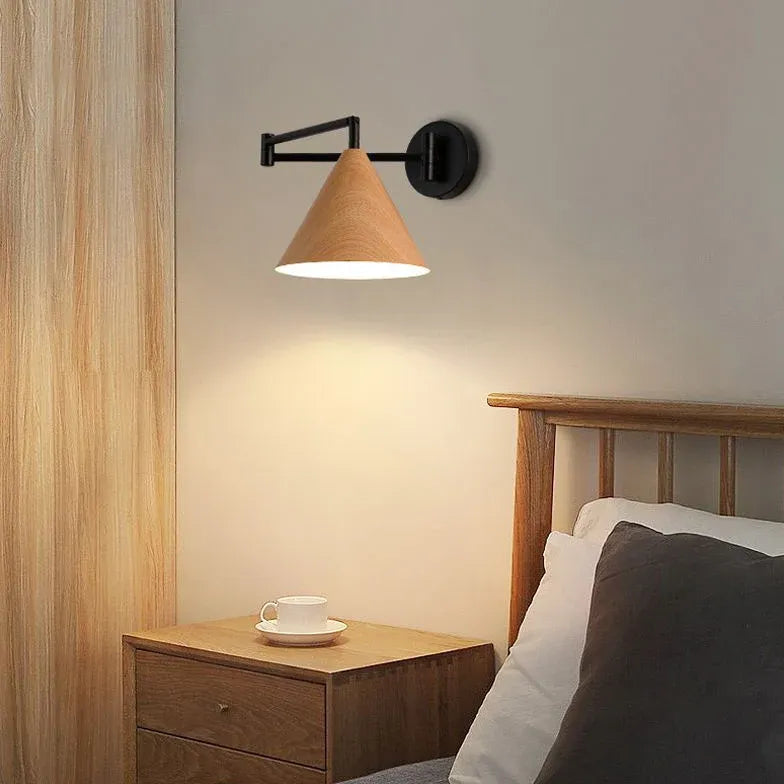 Adjustable Cone Bedroom Wall Lights