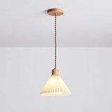 Umbrella Fold Kitchen Wooden Pendant Light