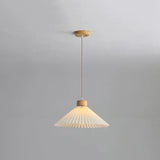 Umbrella Fold Kitchen Wooden Pendant Light