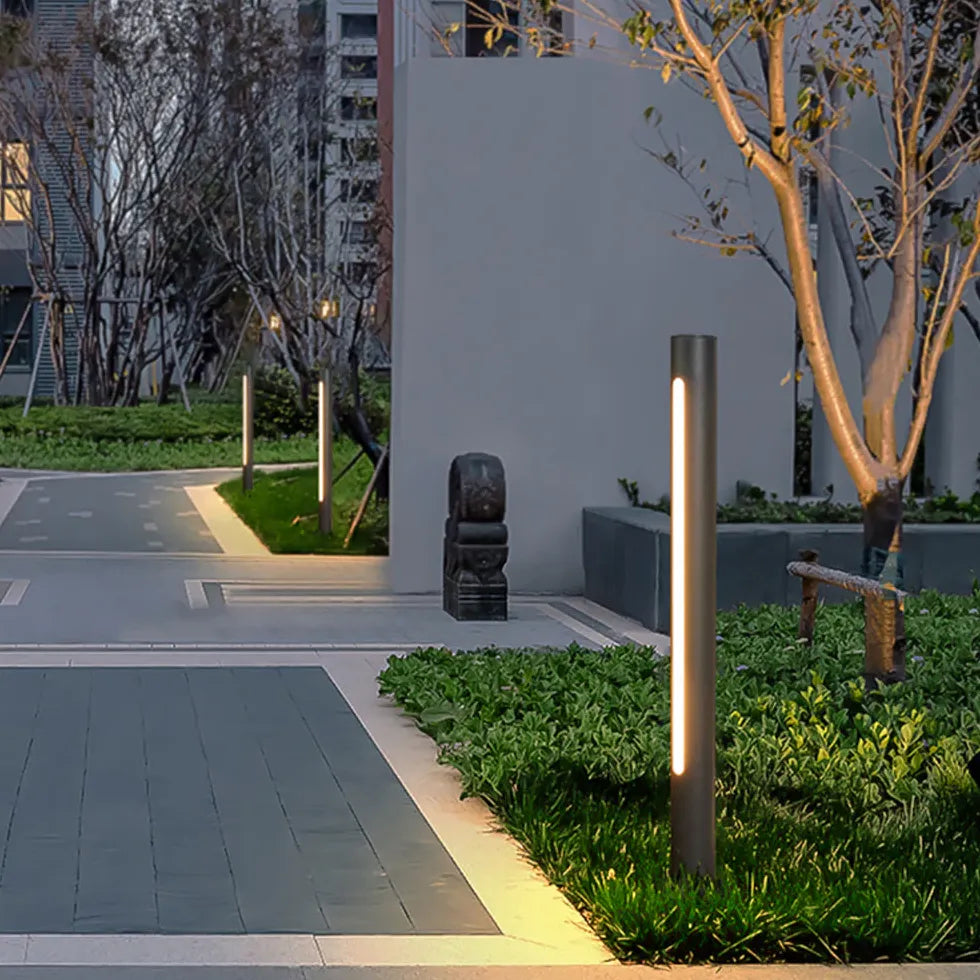 Linear Led Garden Outdoor Bollard Lights