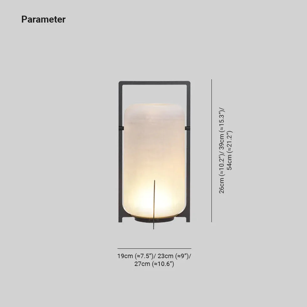 Ambiance LED Lantern Handle Outdoor Floor Lamp