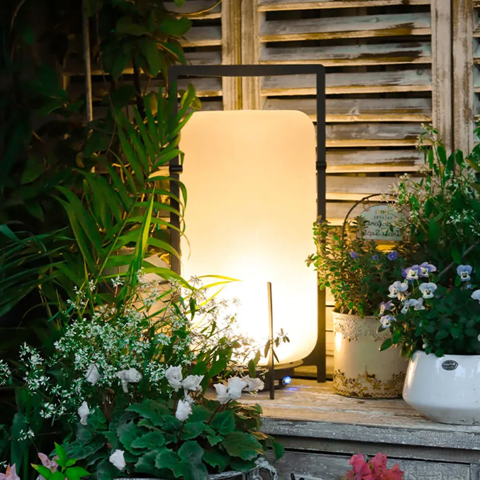 Ambiance LED Lantern Handle Outdoor Floor Lamp