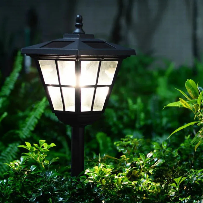 Classic Lantern Black Bollard Lights