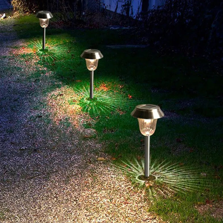 Conical Transparent Lawn Solar Street Light