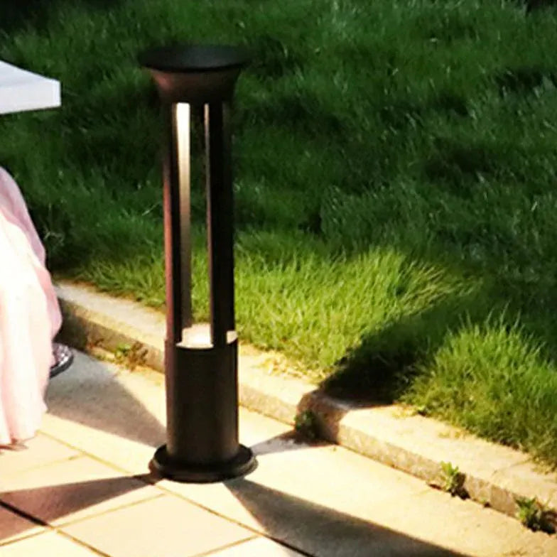 Bulb Hollow Solar Outdoor Bollard Lights