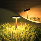 Adjustable Disc Solar Bollard Lights