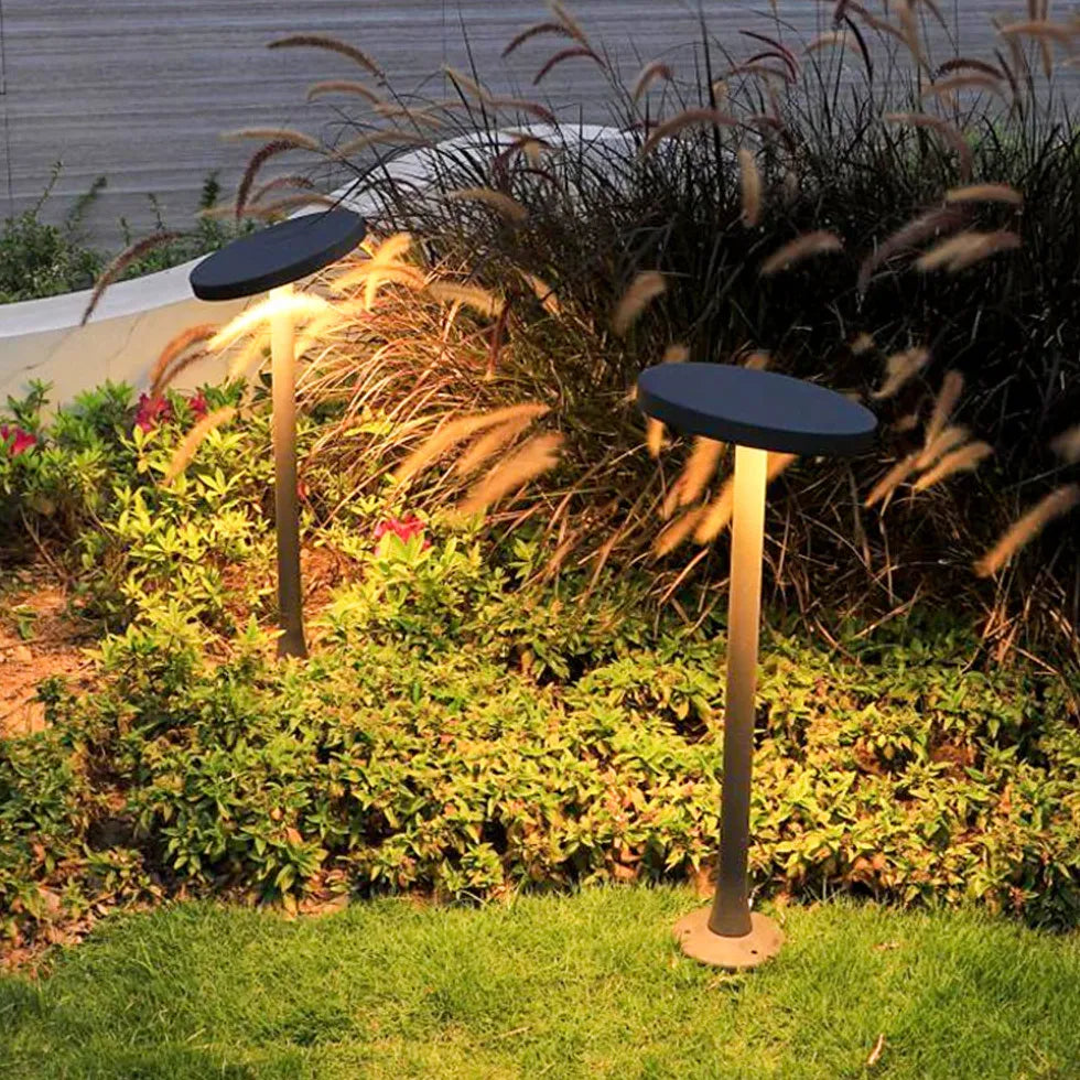 Adjustable Disc Solar Bollard Lights