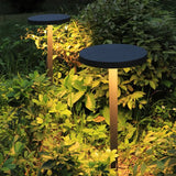 Adjustable Disc Solar Bollard Lights