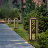 Rectangular Frame Led Bollard Lights