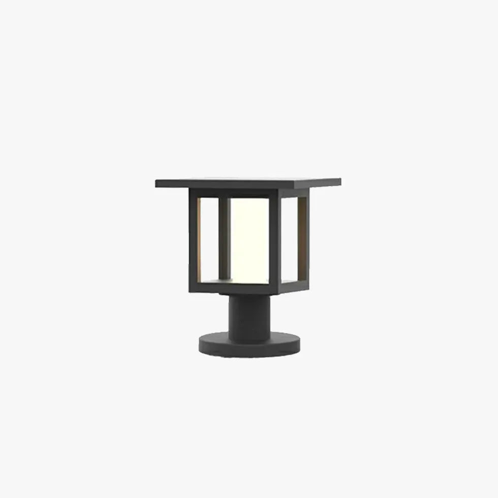 Square Lantern Led Outdoor Bollard Lights