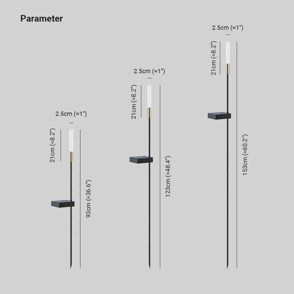 Reed Shaped Led Solar Outdoor Lights