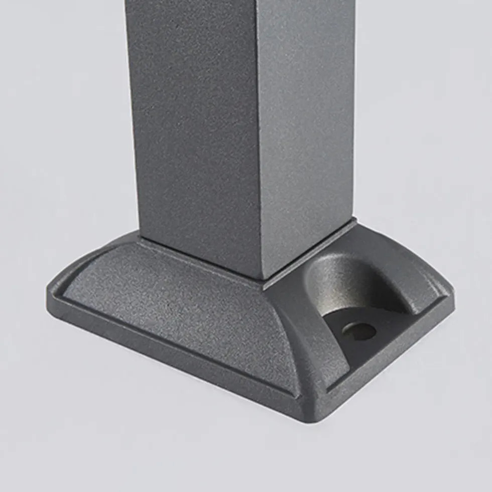 Square Acrylic Solar Bollard Lights