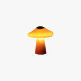 Orange mushroom Shaped Led Outdoor Floor lamps