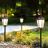 European Vintage Solar Outdoor Bollard Lights