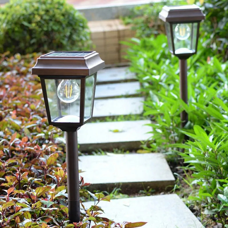 Lantern Led Bulb Solar Outdoor Bollard Lights