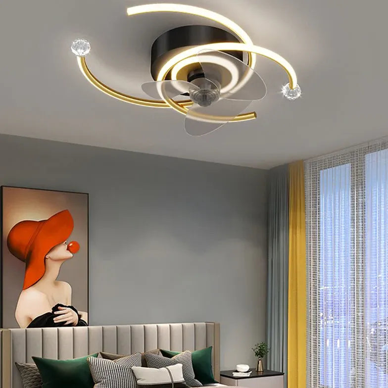 Circular Light Ceiling Fan with Light